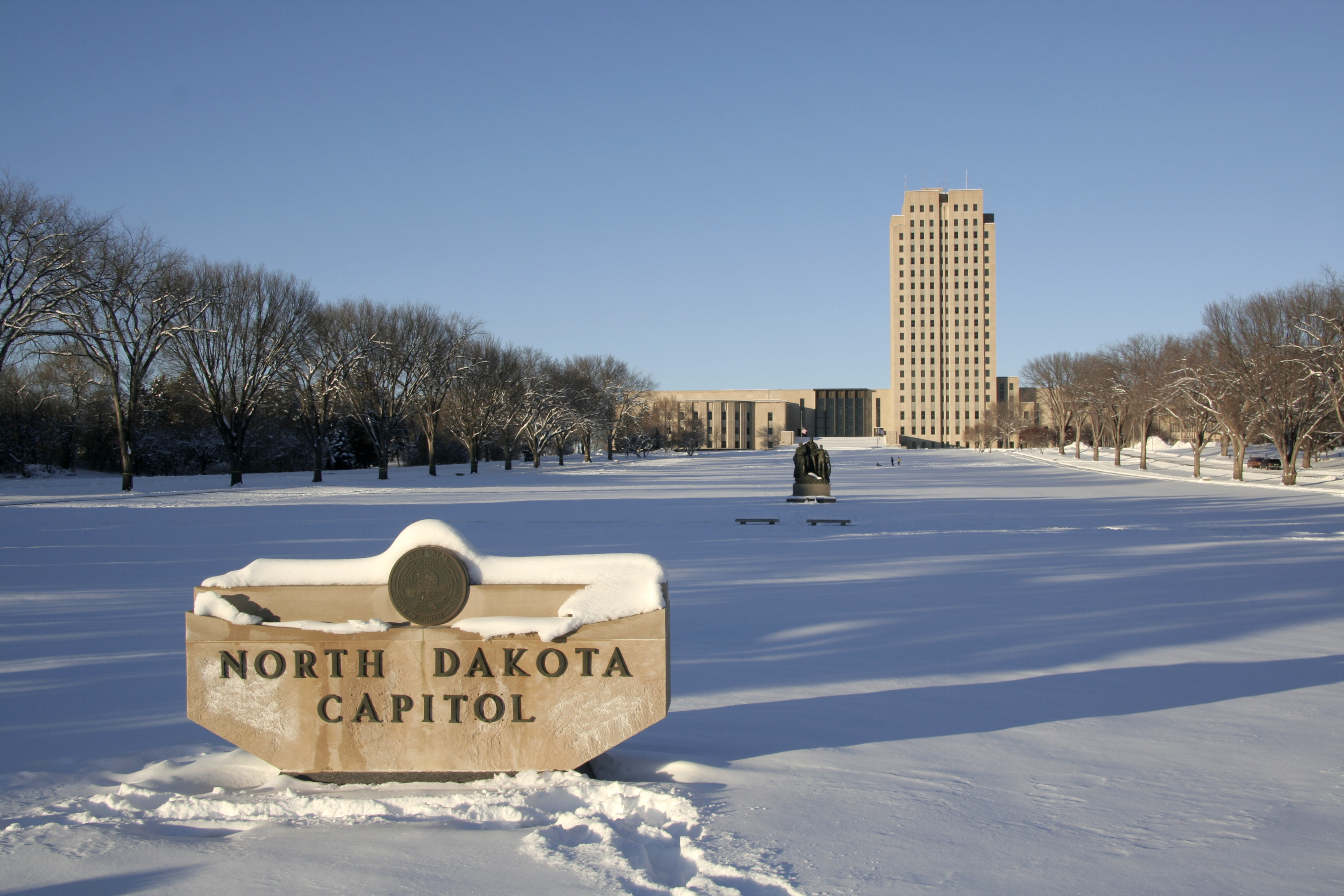 Winter North Dakota Capital