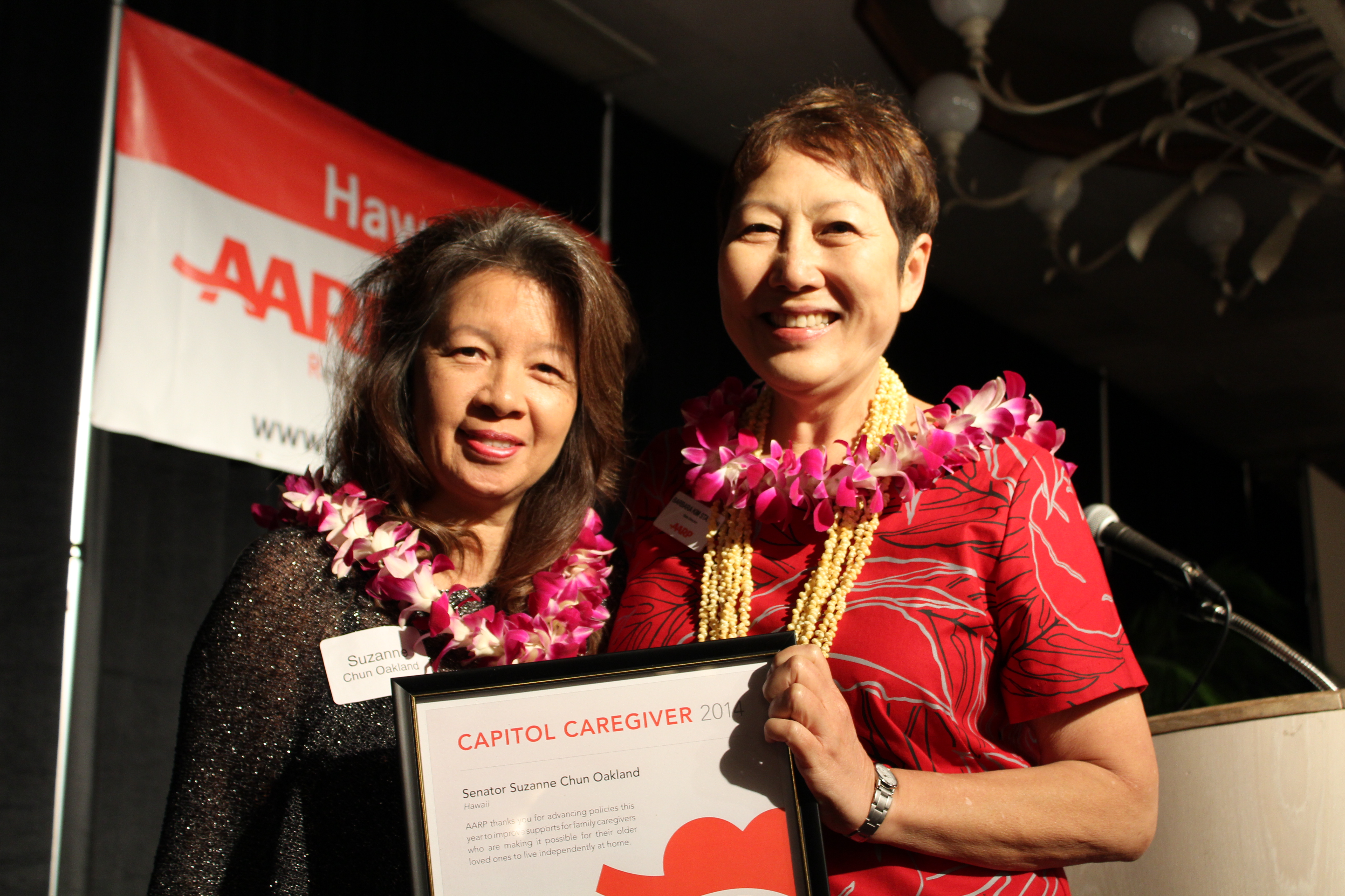 Hawai Capitol Caregiver Award