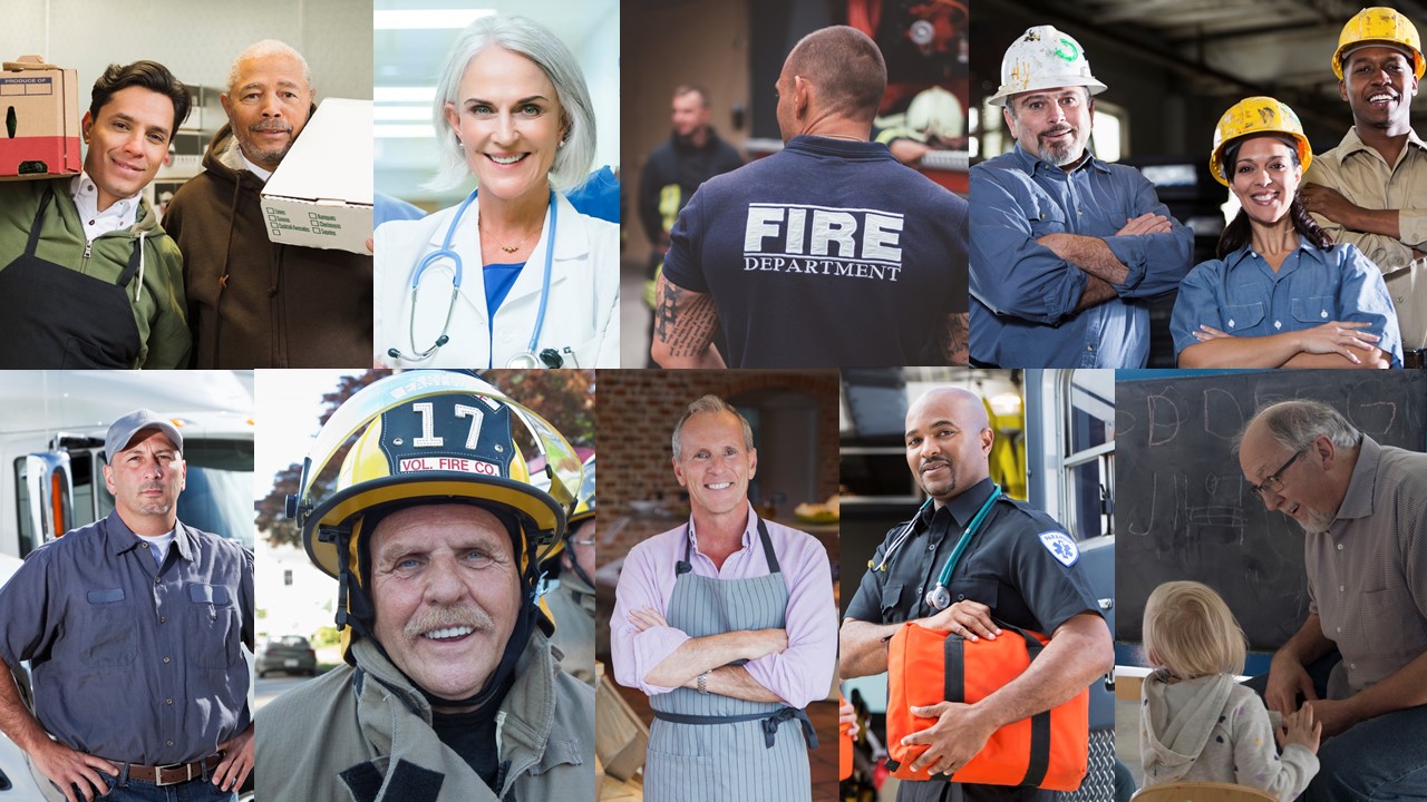 Portrait of smiling medical team