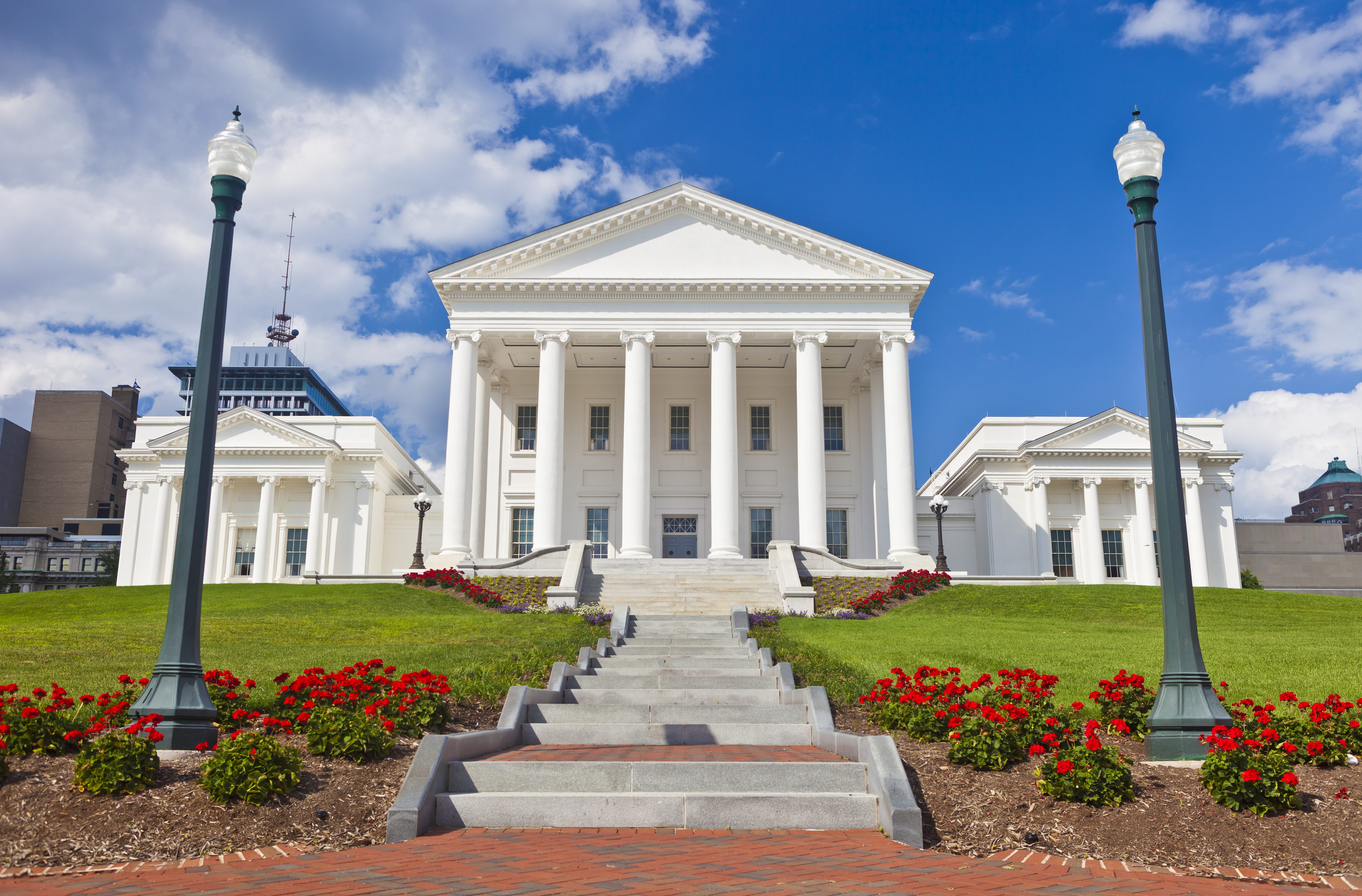 Virginia State Capitol Building In Richmond