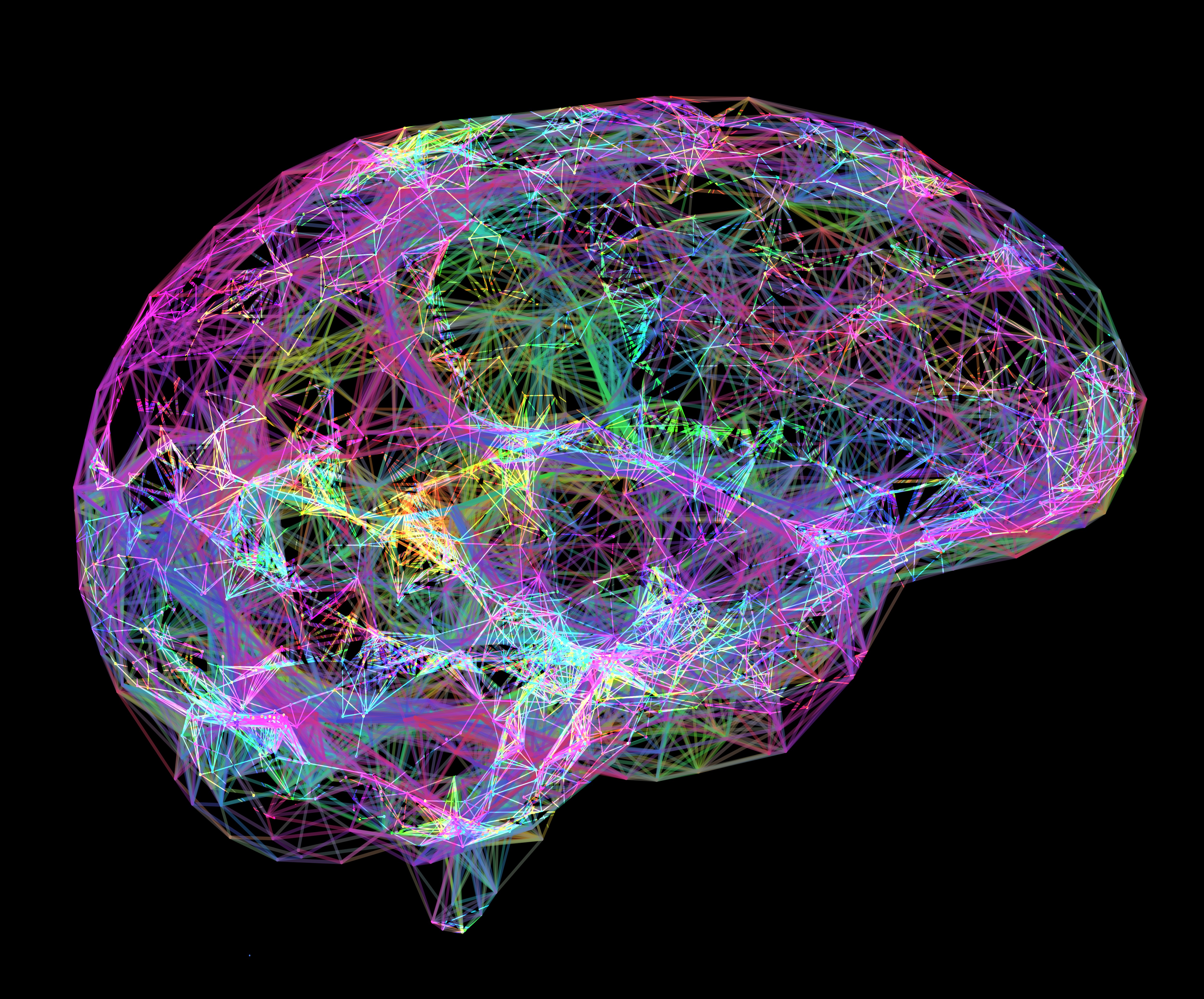 Brain, neural network, illustration