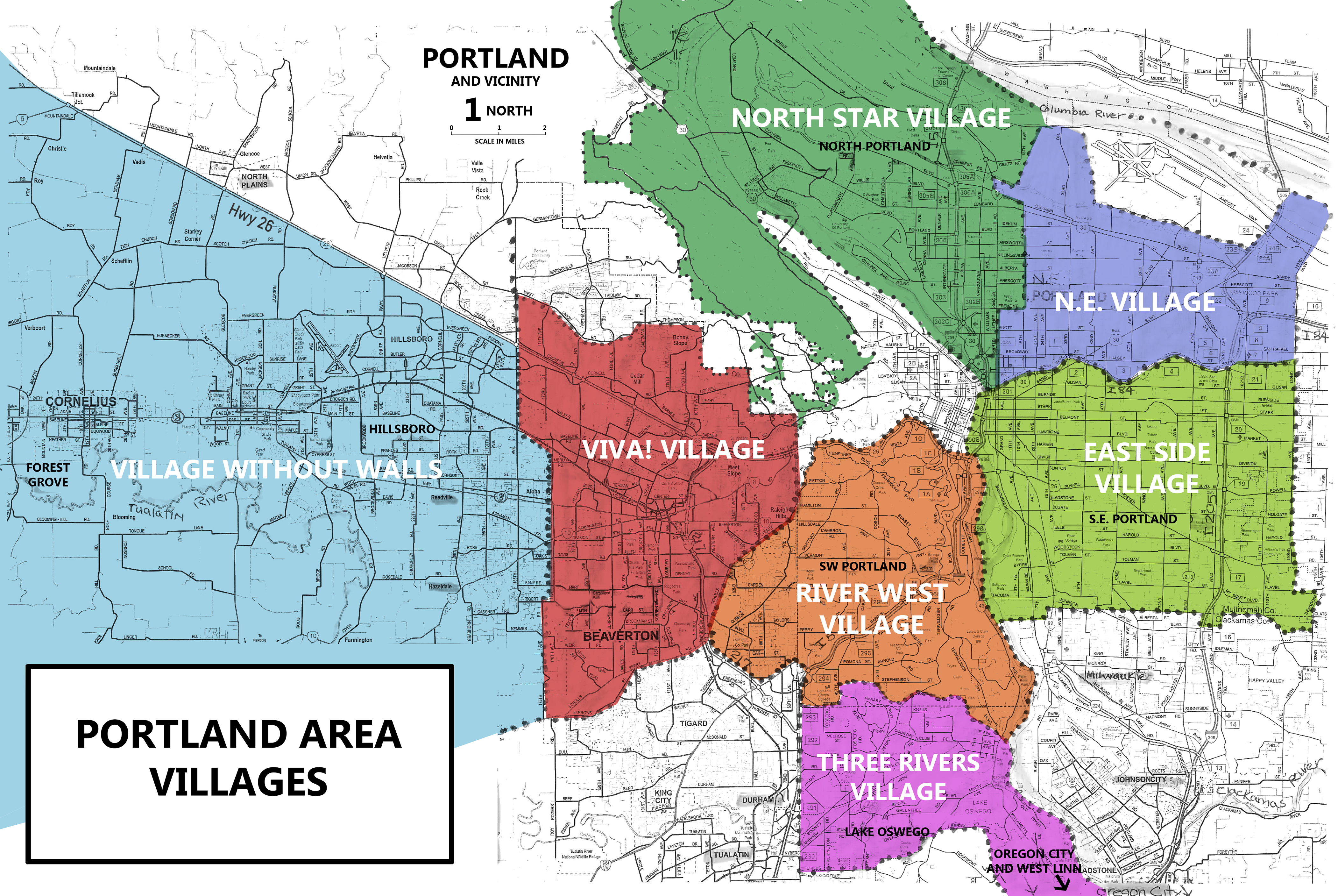 Seven Villages Map