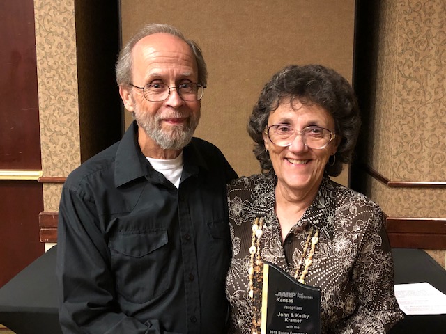 John and Kathy Kramer with award.jpg