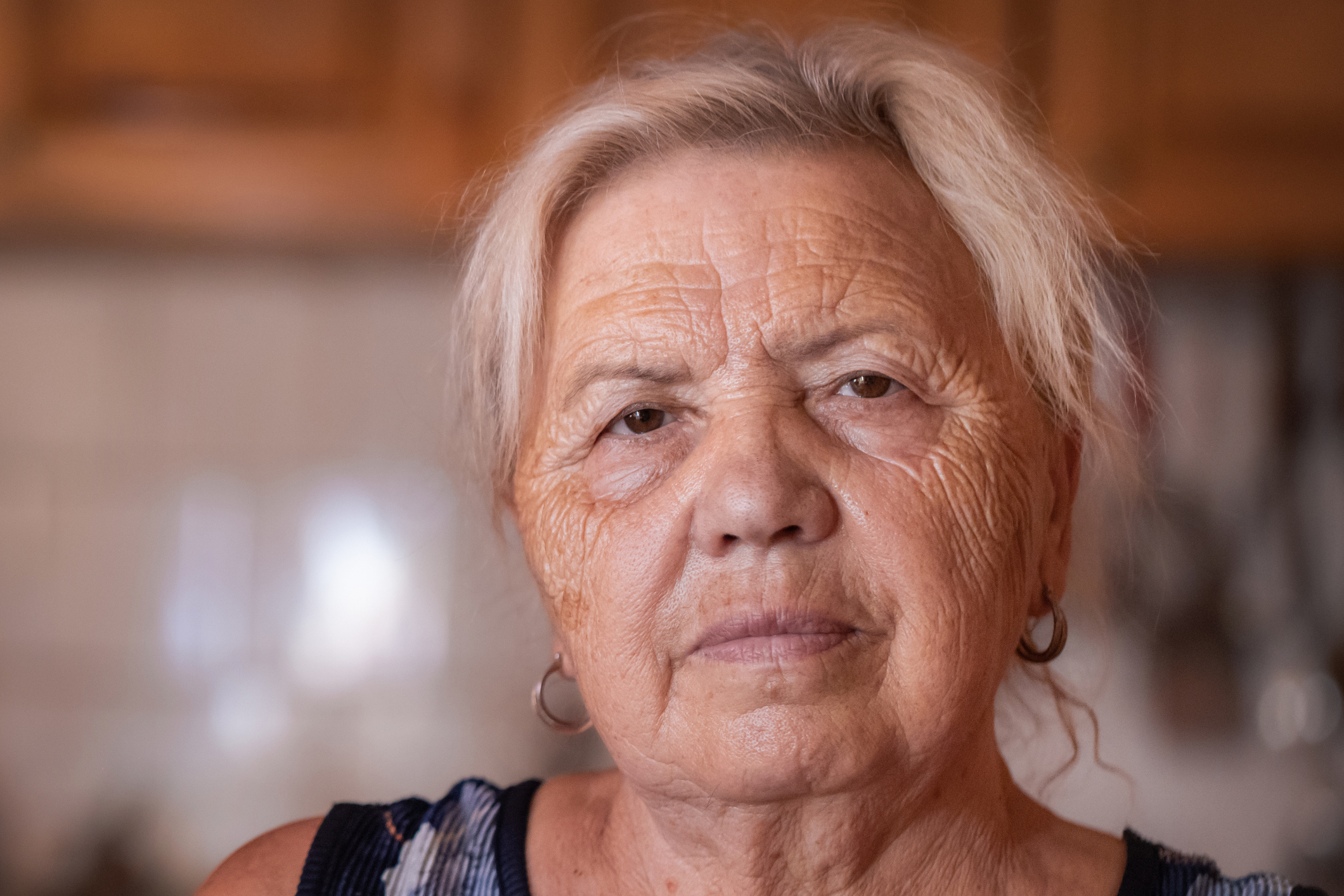 Portrait senior woman