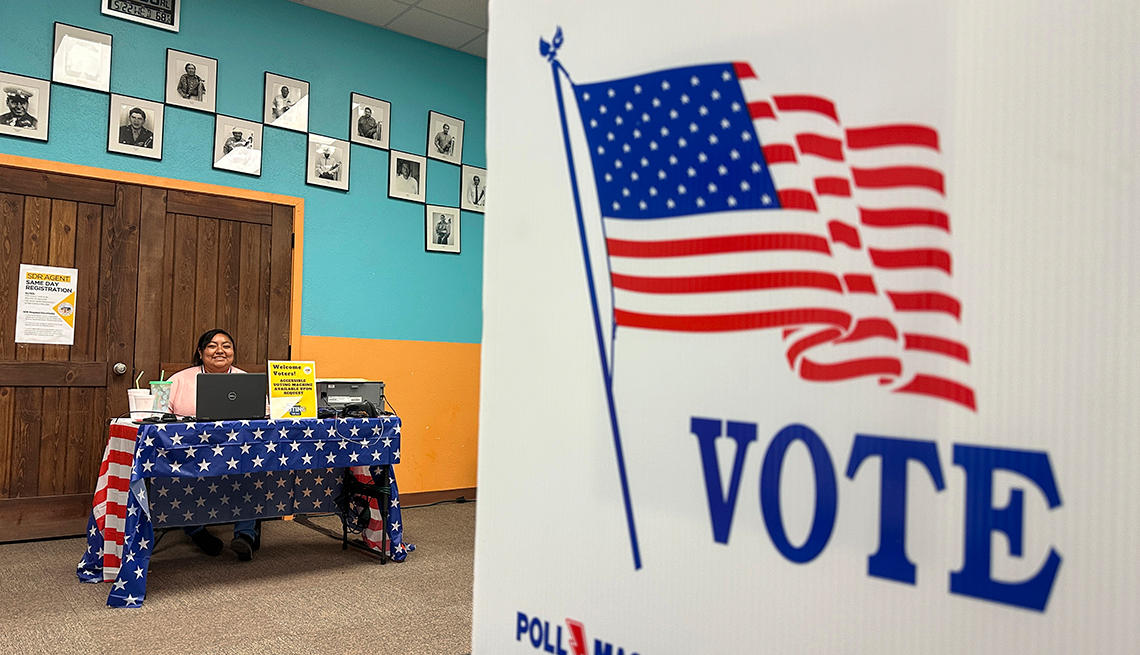 Early voting at Zia Pueblo, New Mexico, on Wednesday, May 22, 2024.