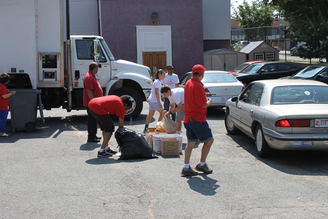 AARP and Mentor Up Volunteers at Shred Event #1