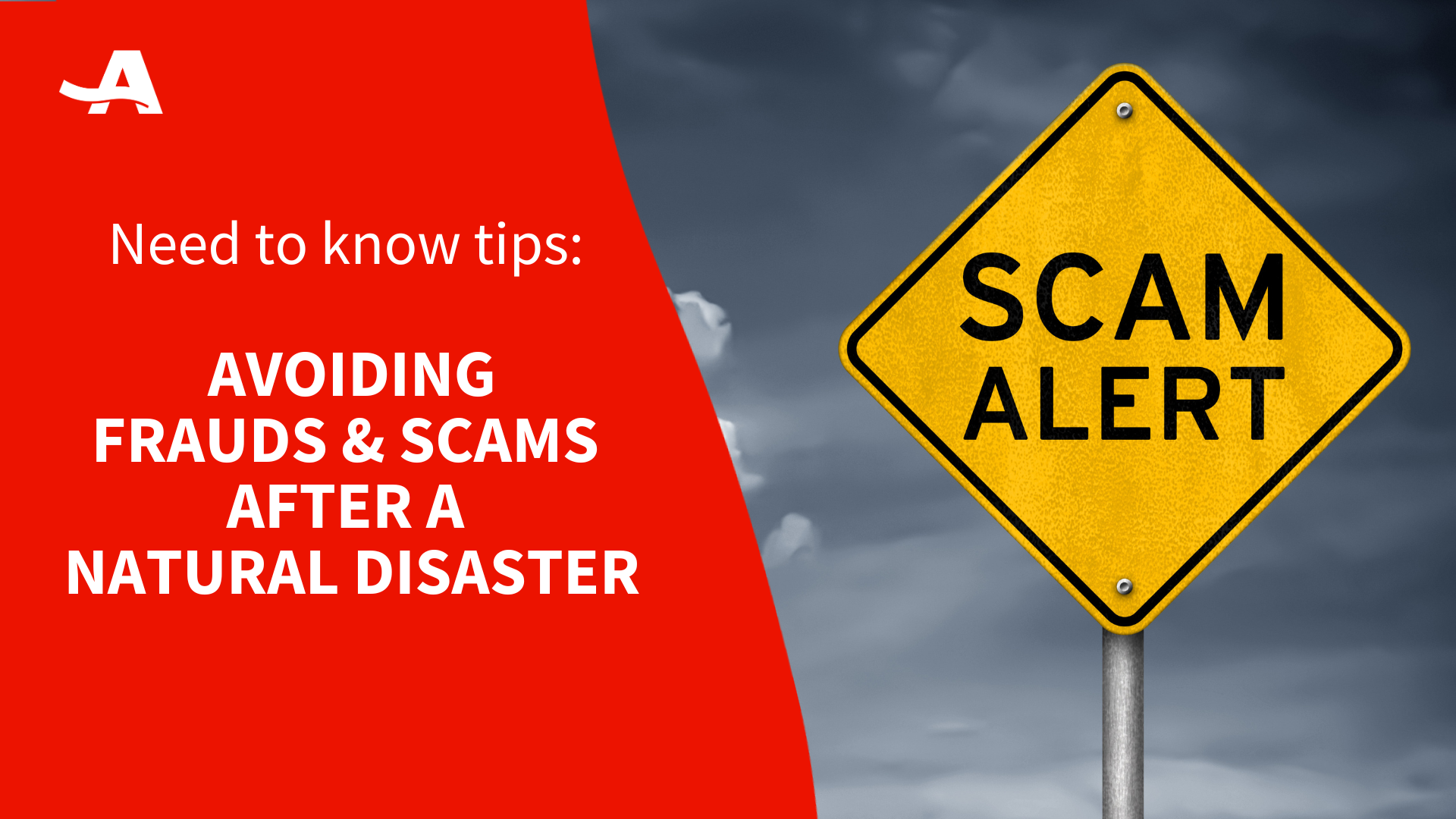 Avoiding Frauds & Scams After a Natural Disaster
