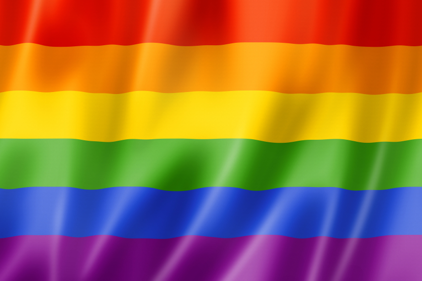 Rainbow gay pride flag