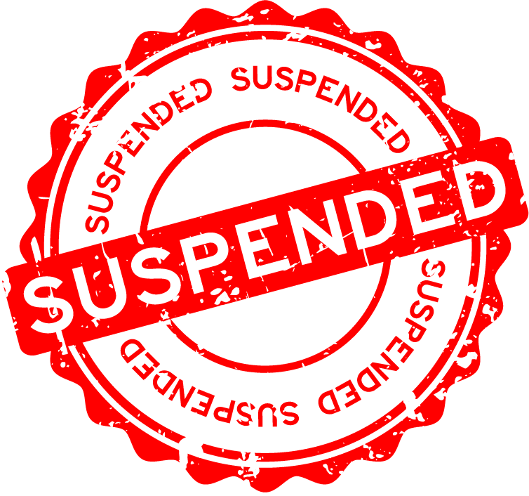 Suspended