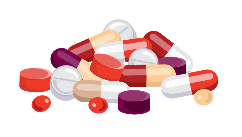 Prescription Drugs Illustration