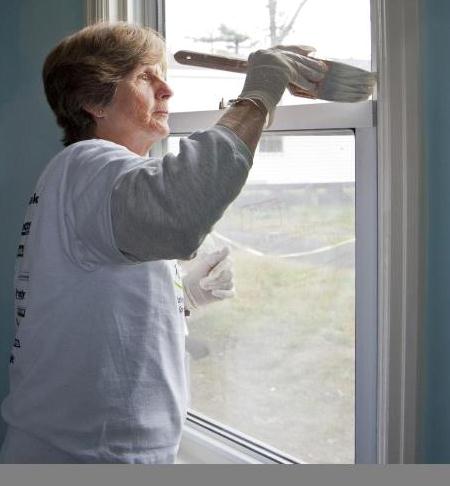 Volunteer Shirley Hayes of Brewster.