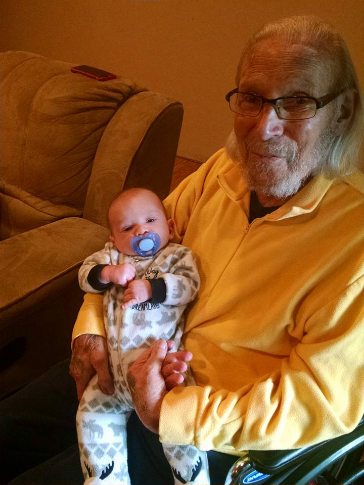 Dick and grandson