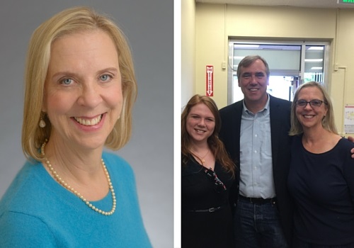 Joyce, Katherine and Jeff Merkley