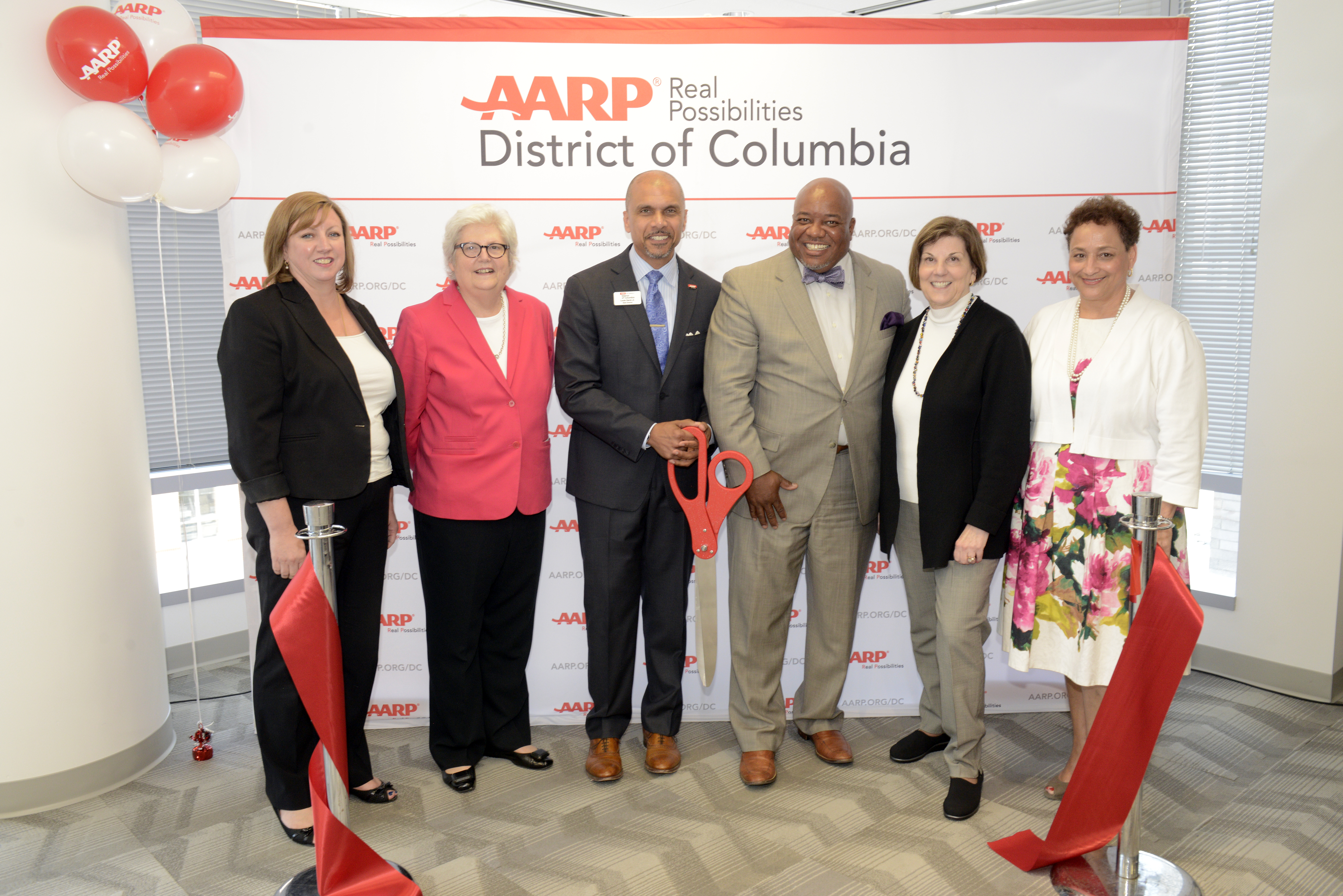 AARP Dc Opening Day Ribbon Cutting