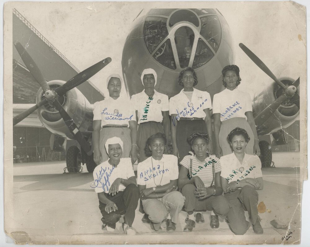 Black Rosies working at Boeing in the 1940s