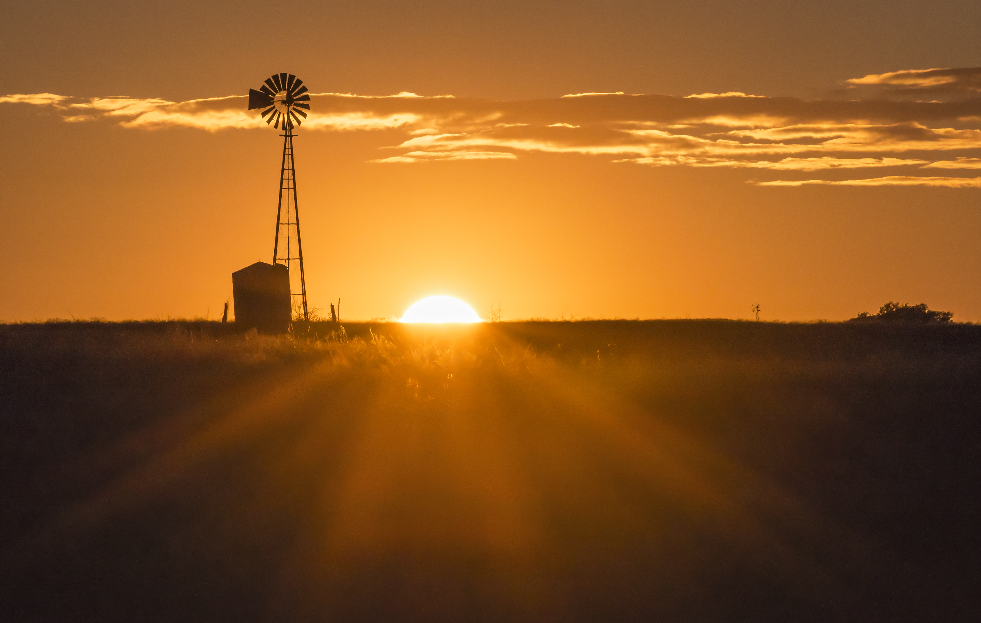 Windmill Sunset