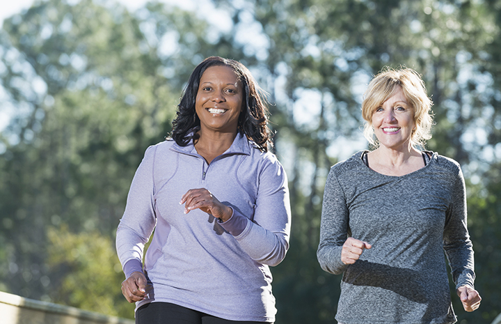 Women jogging