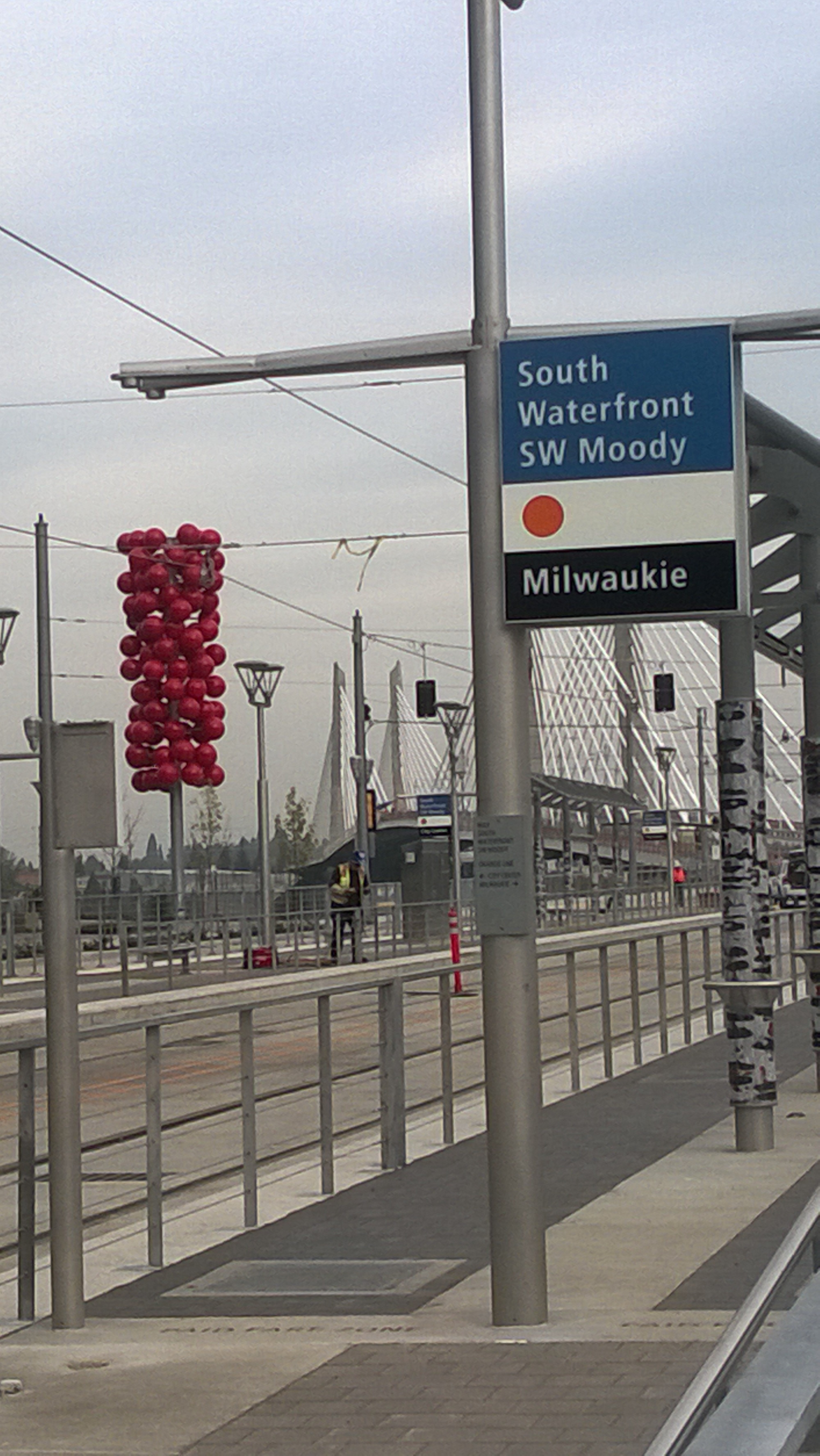 Station at the new transit bridge to open in 2015