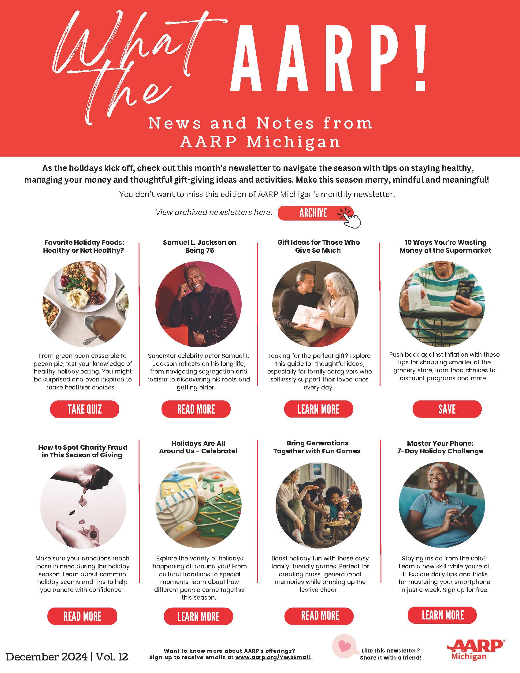 What the AARP! Newsletter - December 2024