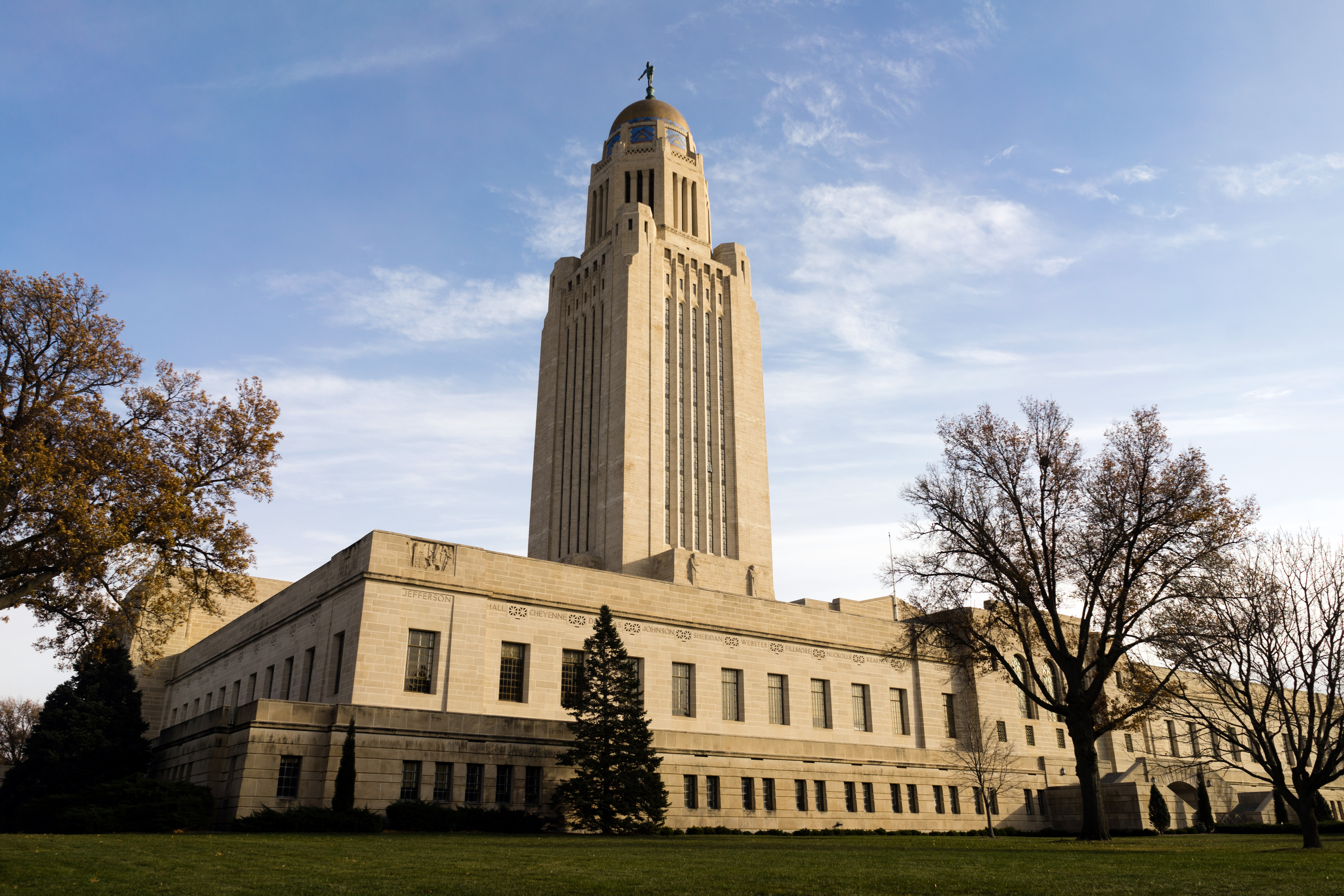 Lincoln Nebraska Capital Building Government Dome Architecture