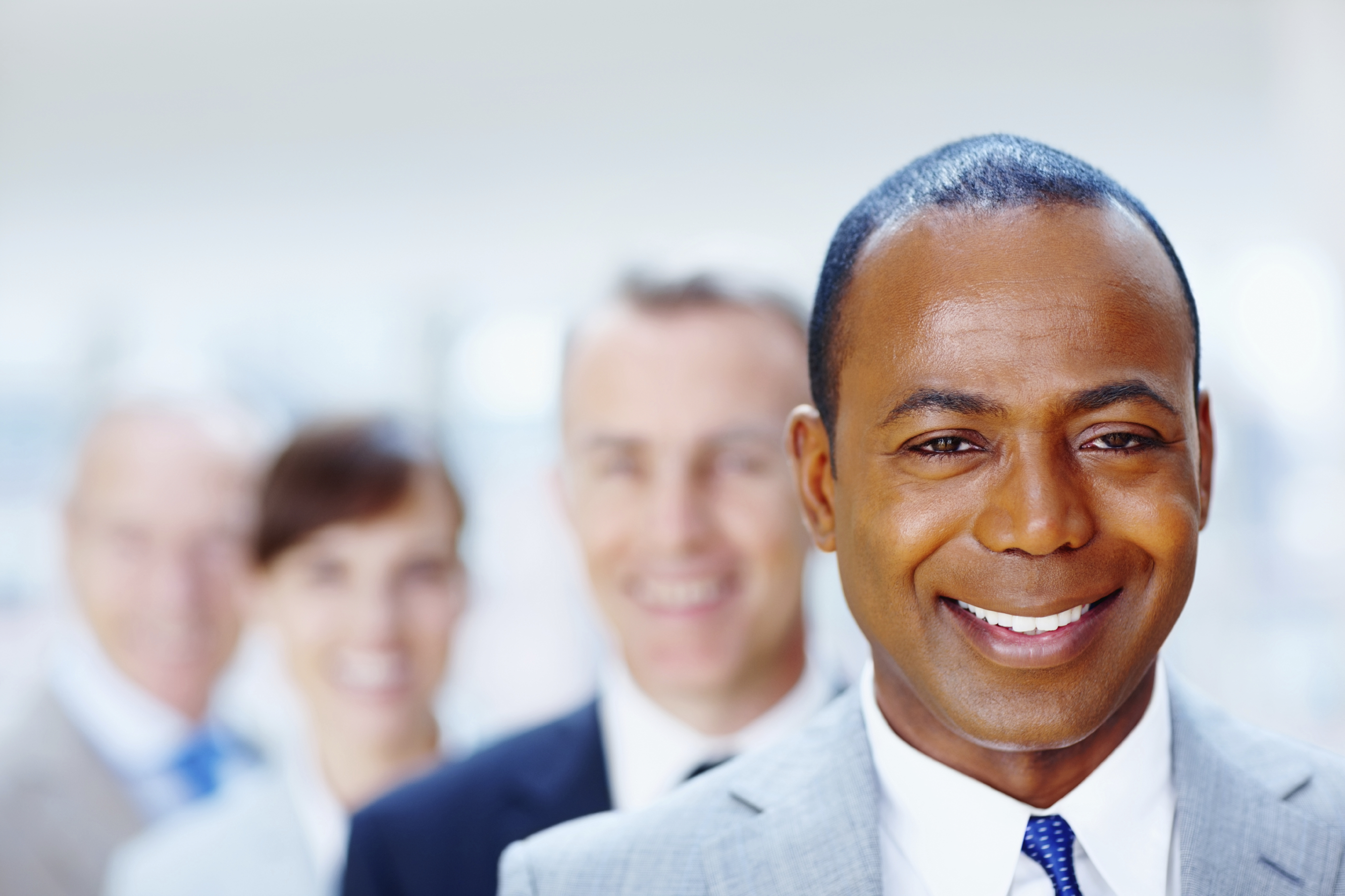 Smiling businessman