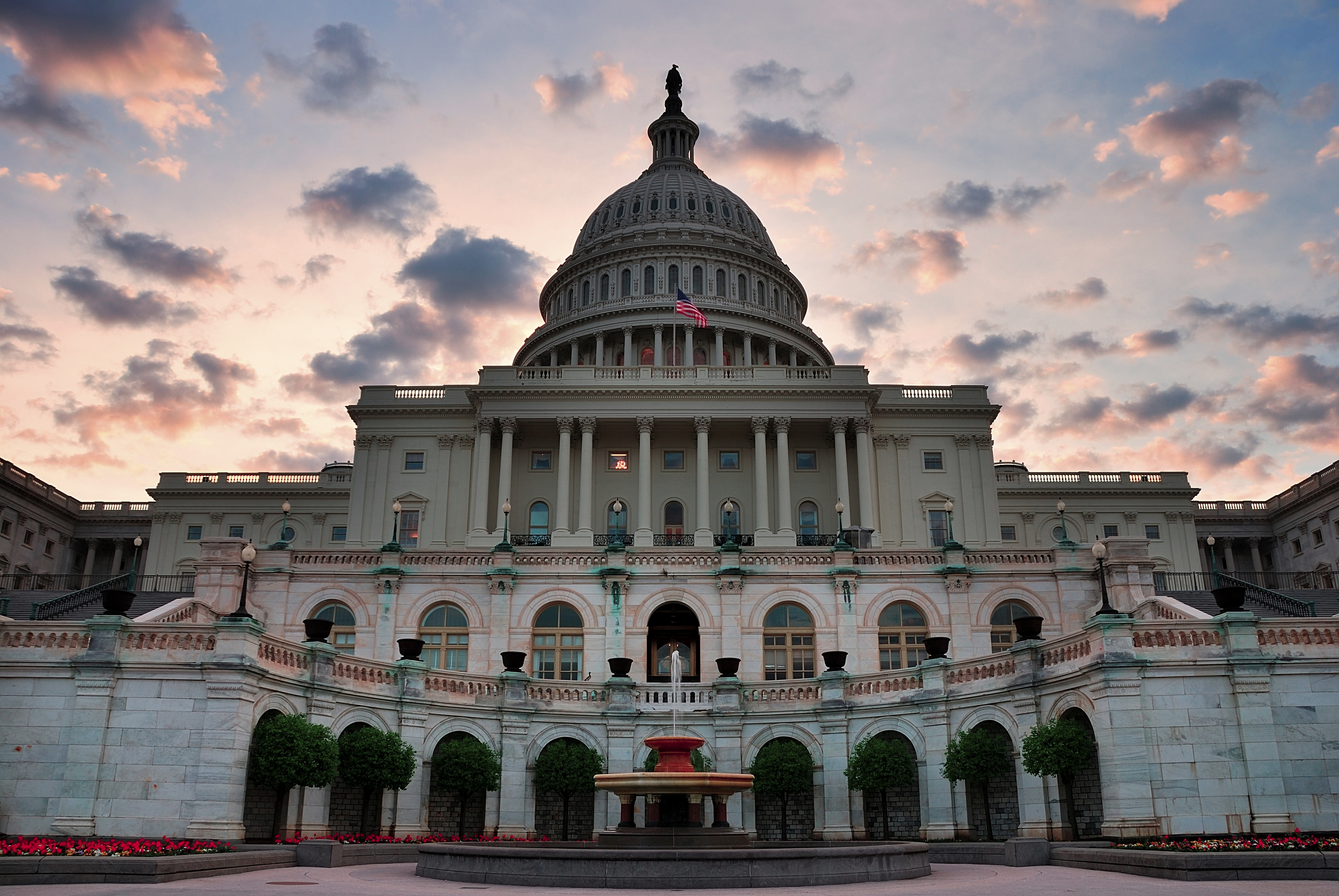 Capitol Hill Building closeup, Washington DC