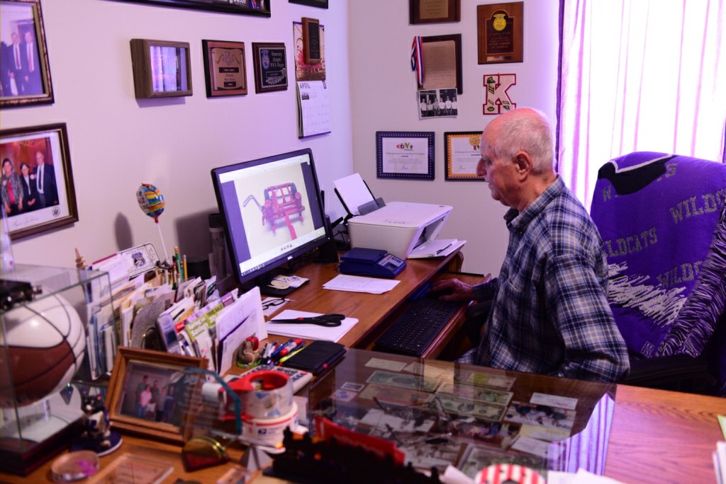 Gerald at desk