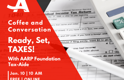 Coffee & Conversation: Ready, Set, Taxes with AARP Foundation Tax-Aide

