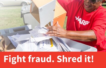 AARP Virginia Hosting Free Shredding in Rocky Mount on September 19