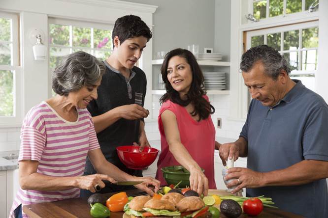 Family mealtime H_L