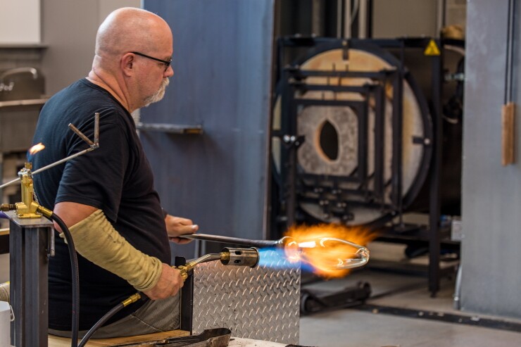 Glass blower