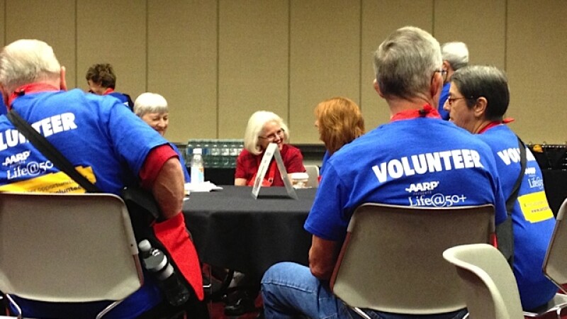 volunteer lounge