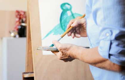 Caregivers: Take a Break with Painting Class