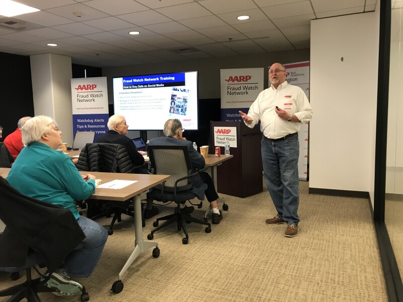 Dave Presents at FF training