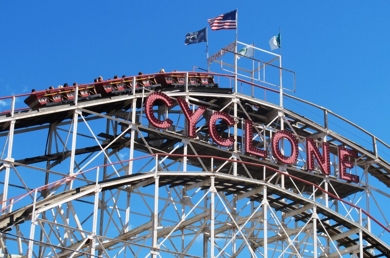Coney Island Cyclone Roller Coaster