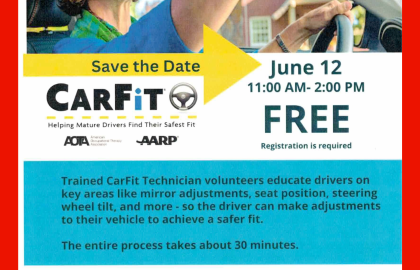 Free AARP CarFit Event in Scarborough on June 12th
