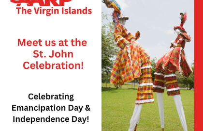 AARP VI is Heading to the St. John Celebration!
