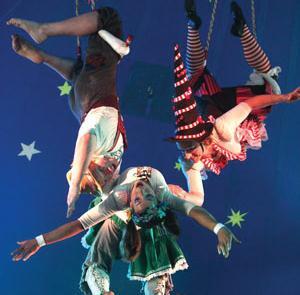 Flying acrobats