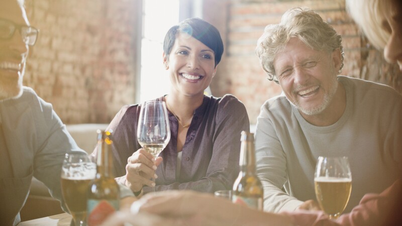 Join us for hors d'oevres, wine and beer