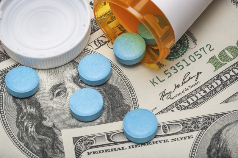 Prescription medicine and money