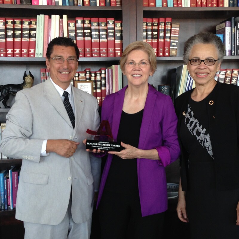 Sen. Elizabeth Warren_Award presentation 1_082416