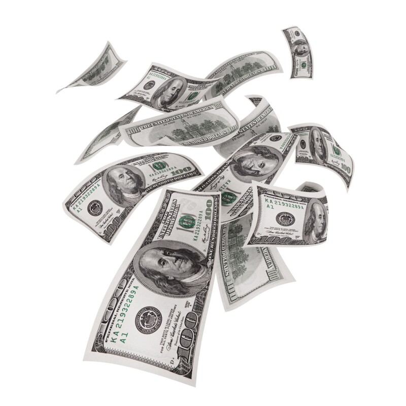 $100 bills
