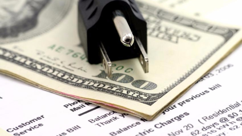 Utility Bill Money Picture