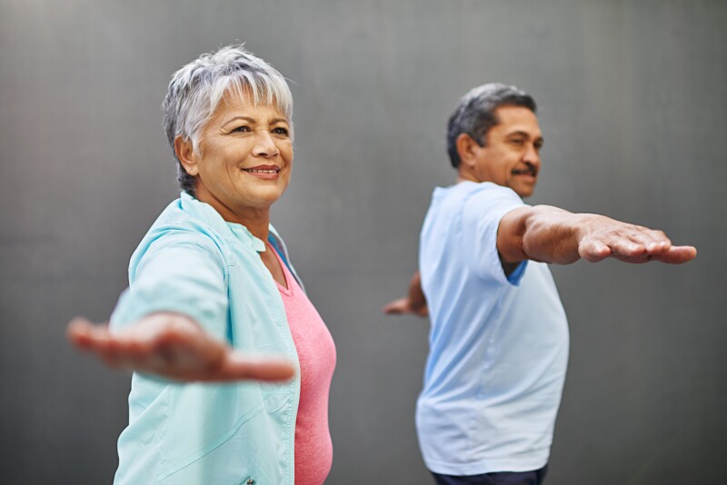 Easing into retirement with some yoga