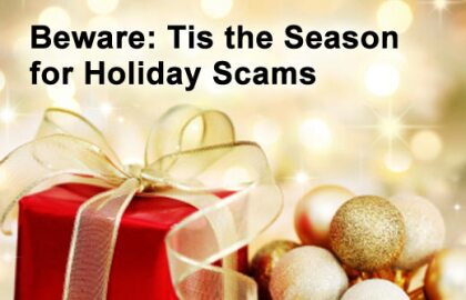 Avoiding Holiday Scams