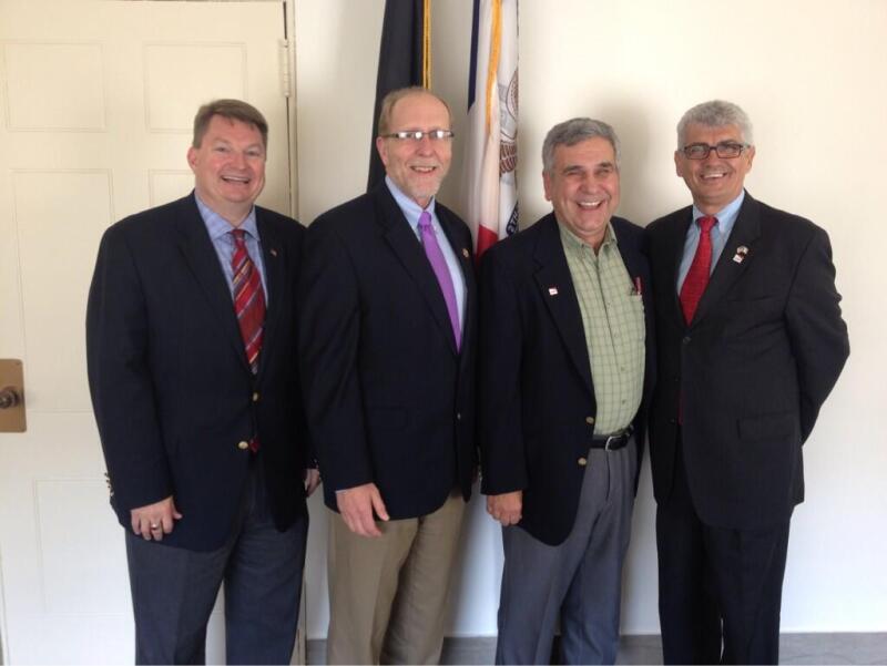 AARP IA staff and Rep Loebsack