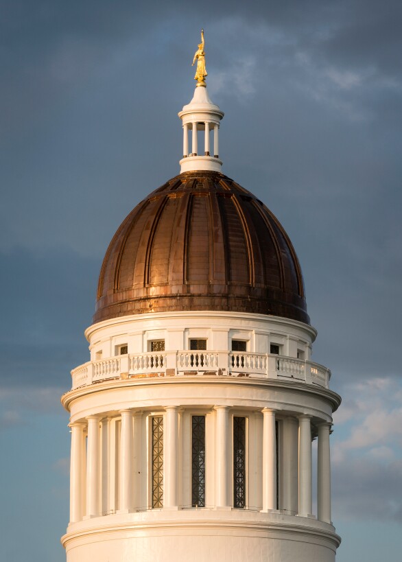 Maine State House Dome