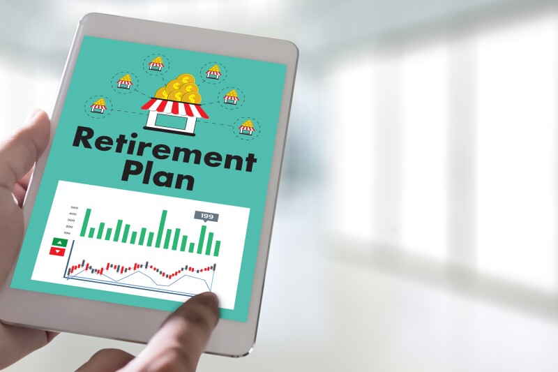 Retirement Plan time to money saving for retirement concept