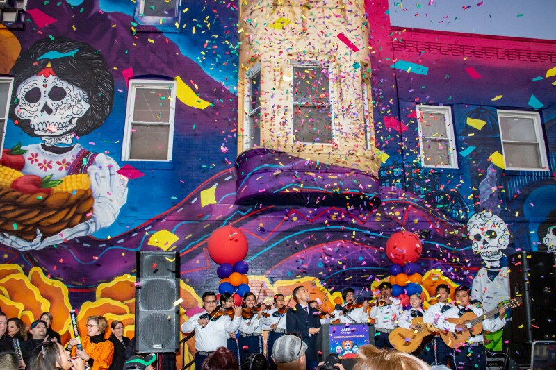 AARP Chicago Commissions Mural For Pilsen's Nuevo León Restaurant Building