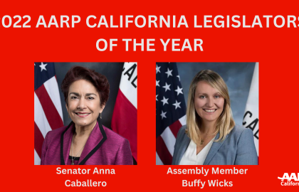 2022 AARP California Legislator of the Year Awards